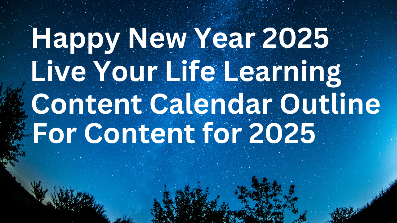 Content Calendar for 2025