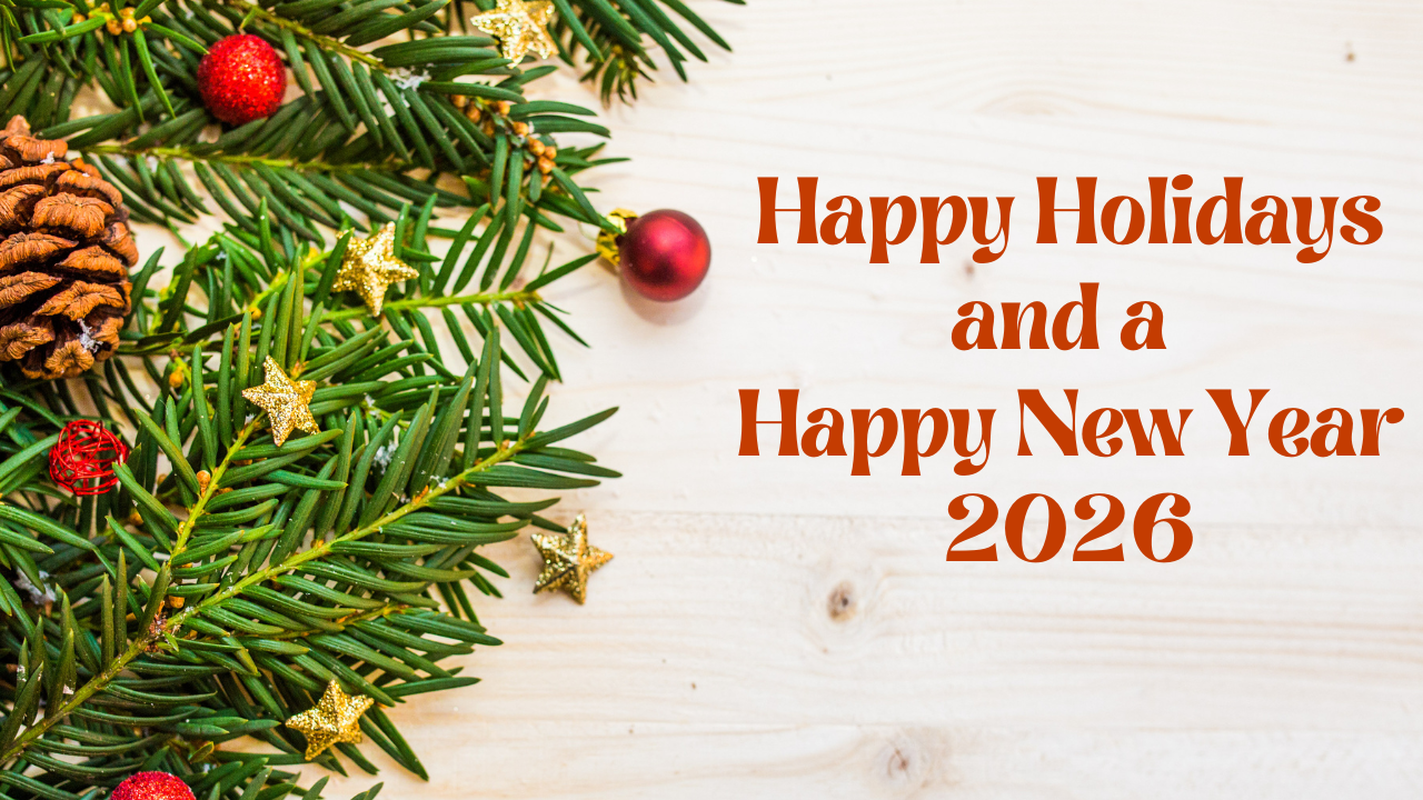 Happy rest of 2025 and Happy New Year in 2026